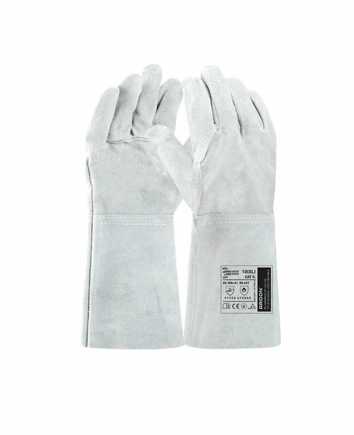 Manusi de protectie sudura Ardon MEL, piele spalt bovina, 35 cm [3]