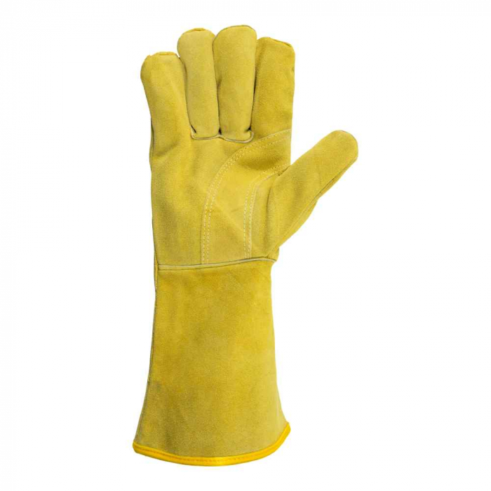 Manusi de protectie sudura Renania PROTECT GUARD, piele spalt bovina, cusuta cu ata de kevlar, 35 cm [3]