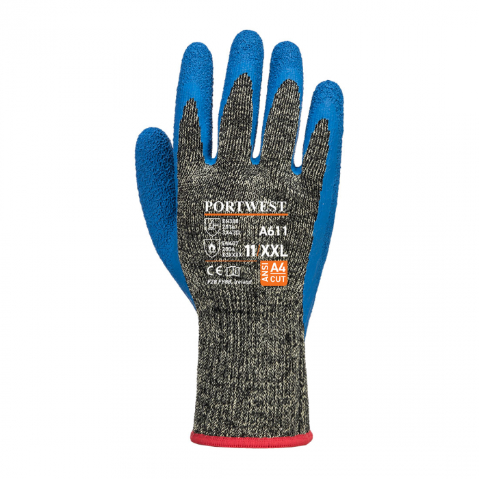 Manusi de protectie taiere Portwest A611, poliester, aramid, fibra de otel, latex [1]
