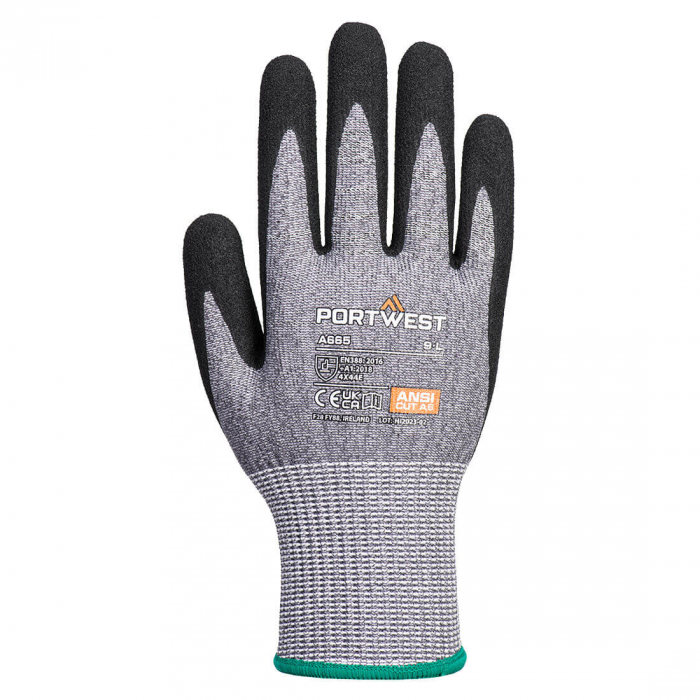 Manusi de protectie taiere Portwest A665 VHR Advanced Cut, impregnate in spuma nitril [2]