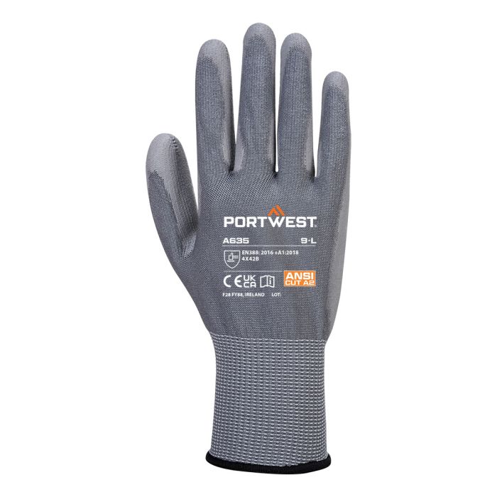 Manusi de protectie taiere Portwest ECO-CUT 3, poliester si fibra de sticla [2]