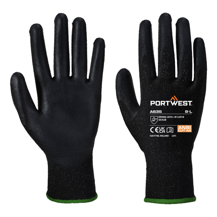 Manusi de protectie taiere Portwest ECO-CUT 3, poliester si fibra de sticla [1]