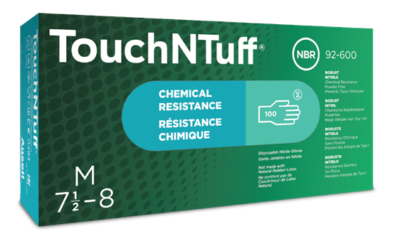 Manusi din nitril nepudrate Ansell TOUCHNTUFF 92-600, unica folosinta [2]