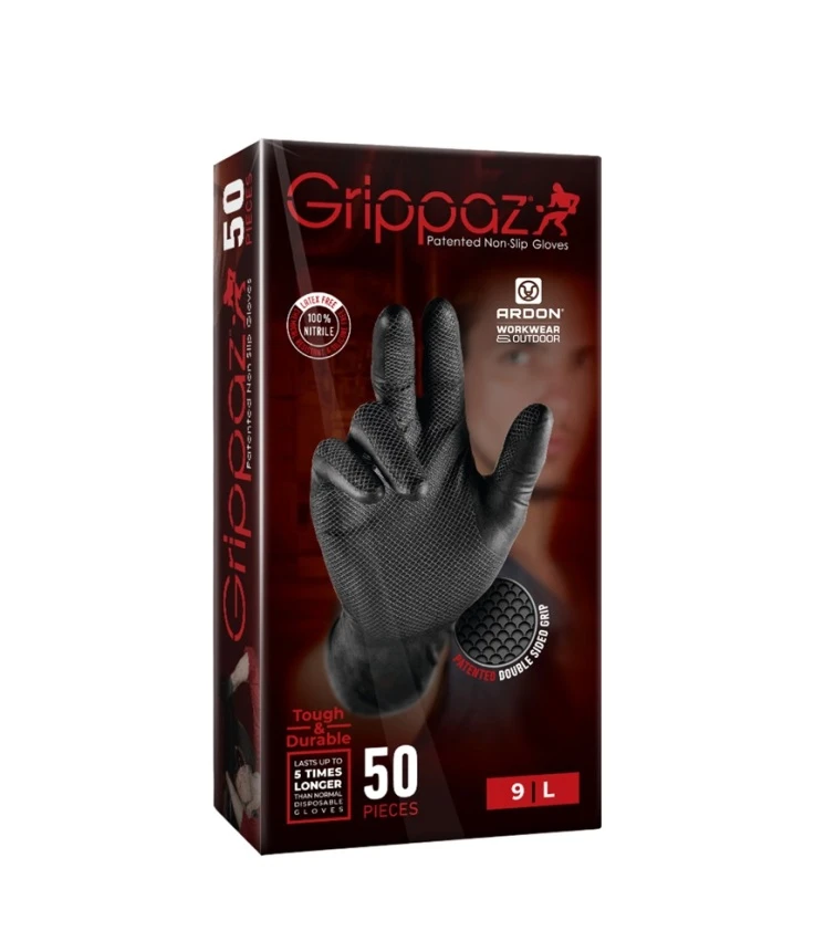 Manusi din nitril nepudrate Ardon GRIPPAZ  246A, 50 buc/cutie [5]