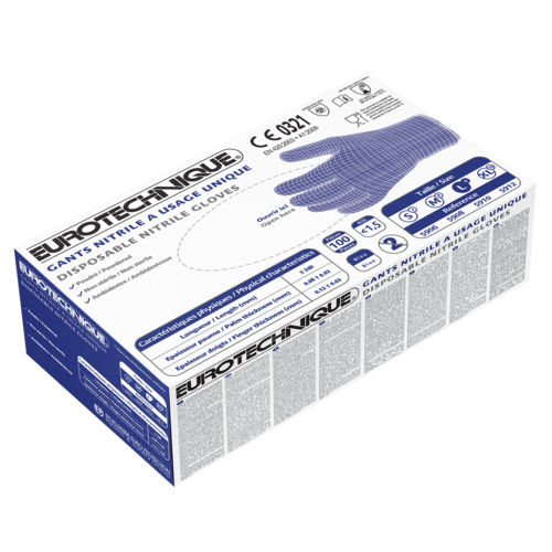 Manusi din nitril nepudrate Coverguard EURO-ONE 5910 MO5910, unica folosinta, 100buc/cutie [2]