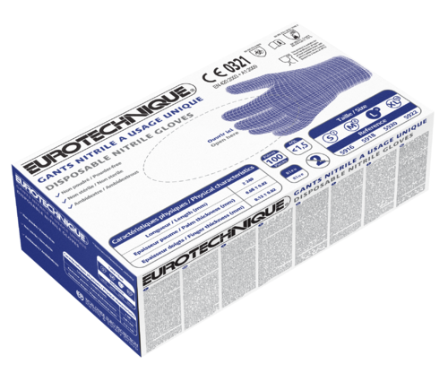 Manusi din nitril nepudrate Coverguard EURO-ONE 5920 MO5920, unica folosinta, 100buc/cutie [3]