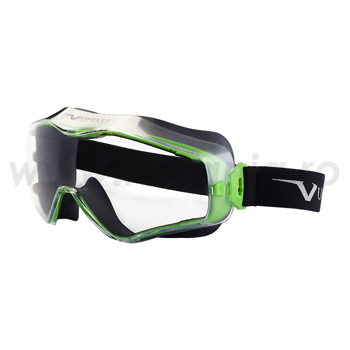 Ochelari de protectie Univet 6X3, tip goggles, cu lentile transparente [2]