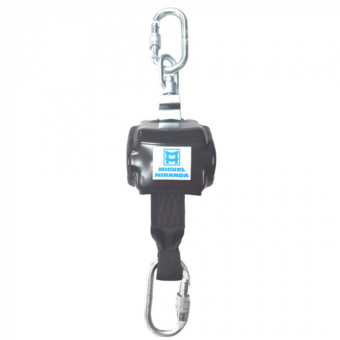 Opritor de cadere Miguel Miranda MIRA BLOCK, cu chinga retractabila de 2.5m [3]