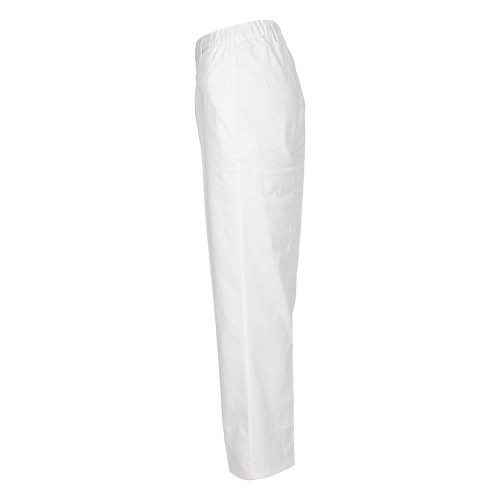 Pantalon de lucru in talie Renania LOVE VANTAGGIO WHITE,  35% bumbac, 65% poliester, 250 gr/mp [3]