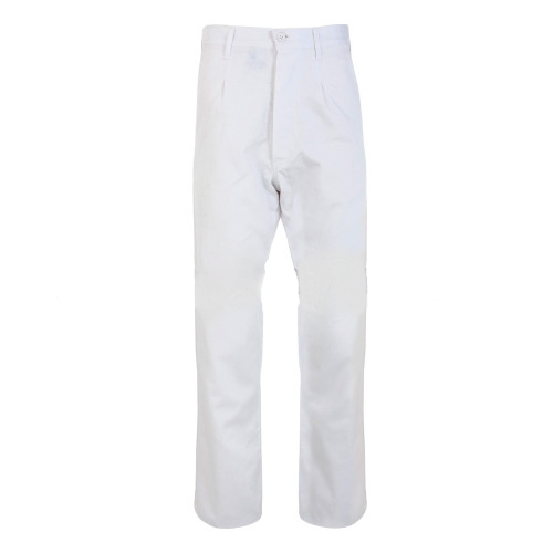 Pantaloni de lucru P&P TEO WHITE, 100% bumbac, 240gr /mp [1]