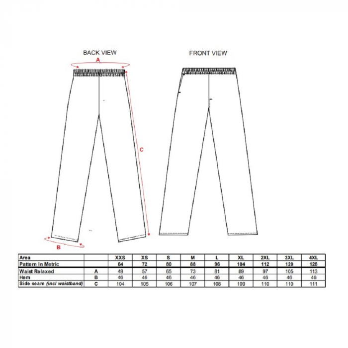 Pantaloni de lucru in talie Portwest 2208, pentru industria alimentara, 65% poliester, 35% bumbac, 190g [2]