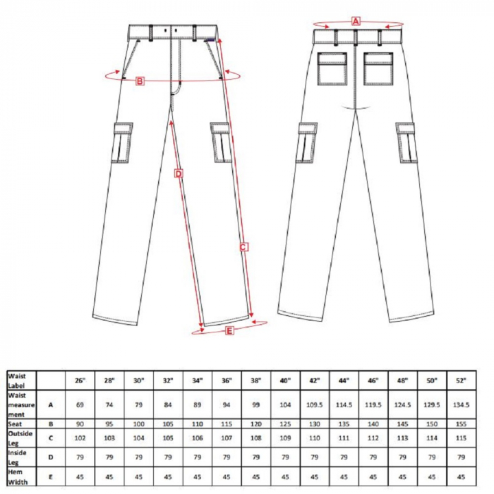 Pantaloni de lucru in talie Portwest COMBAT C701, 65% poliester, 35% bumbac, 245g [2]