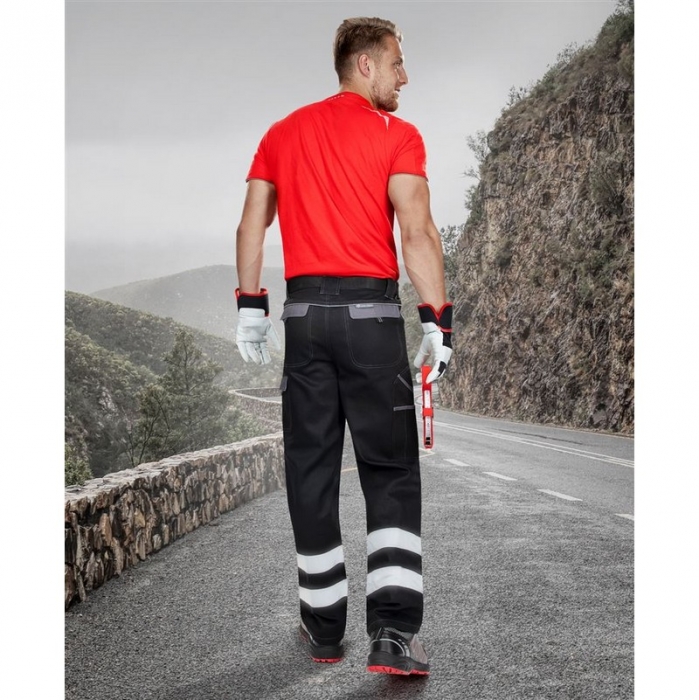 Pantaloni de lucru cu benzi reflectorizante Ardon COOL TREND REFLEX, 100% bumbac, 260 gr/mp [2]