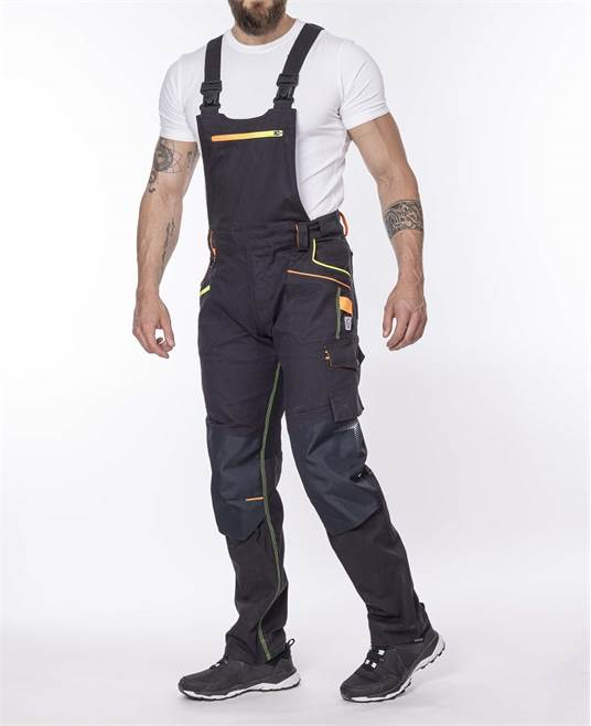 Pantaloni salopeta cu pieptar Ardon CREATRON, 98% bumbac, 2% elastan, 250 gr/mp [3]