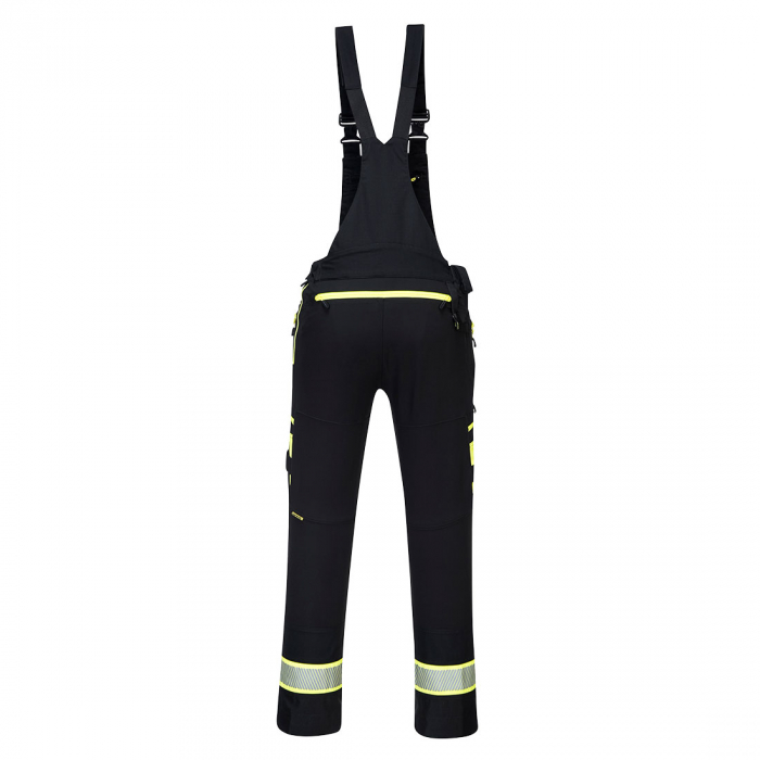Pantaloni salopeta cu pieptar Portwest DX441 DX4, cu benzi reflectorizante, 93% poliester, 7% elastan, 270g [3]