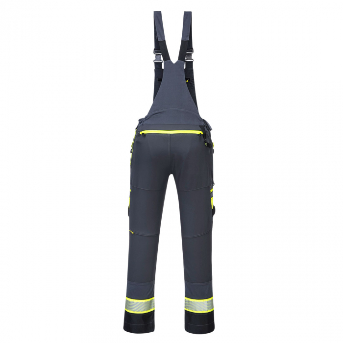 Pantaloni salopeta cu pieptar Portwest DX441 DX4, cu benzi reflectorizante, 93% poliester, 7% elastan, 270g [3]