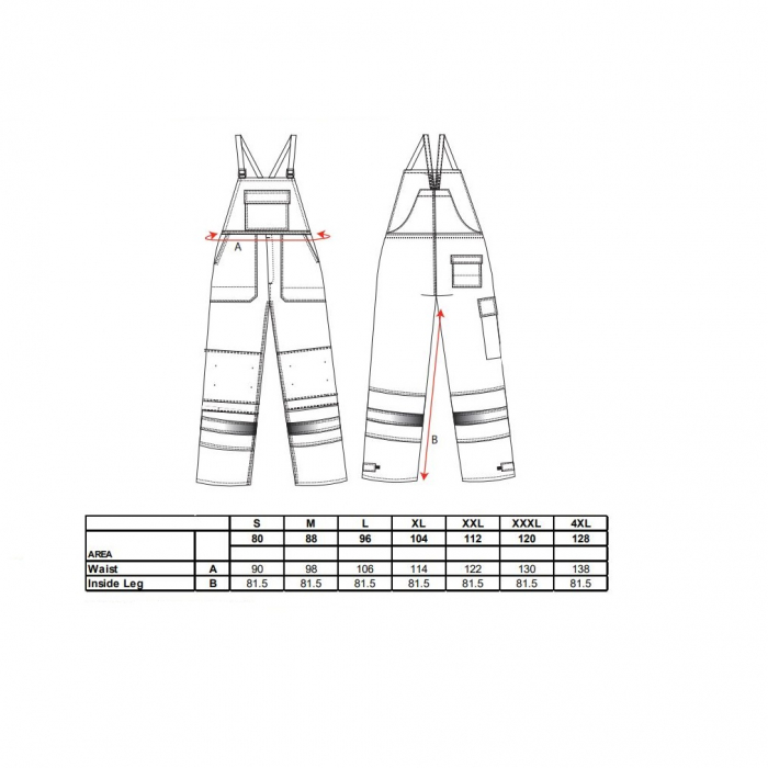 Pantaloni salopeta cu pieptar ignifugi Portwest BIZFLAME PLUS FR27,  99% bumbac, 1% fibra de carbon, 350g [2]