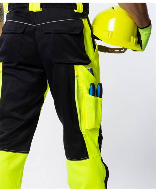 Pantaloni cu pieptar reflectorizanti Ardon SIGNAL, 65% poliester - 35% bumbac, 290 gr/mp [3]