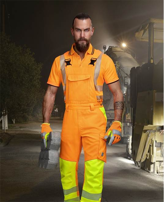 Pantaloni cu pieptar reflectorizanti Ardon SIGNAL, 65% poliester - 35% bumbac, 290 gr/mp [2]