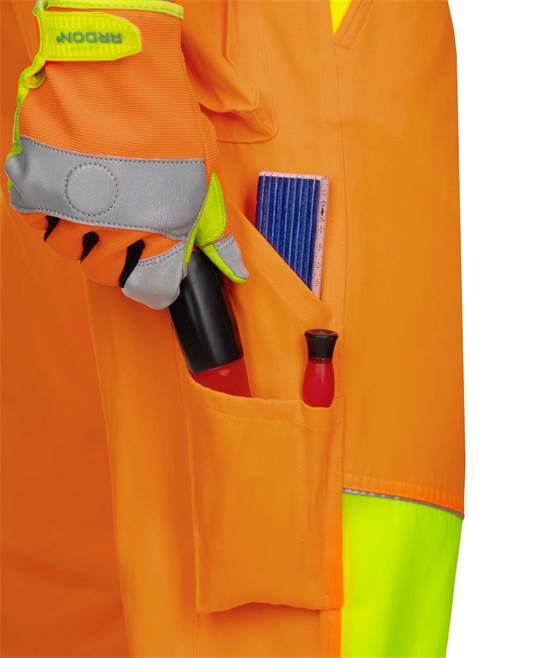 Pantaloni cu pieptar reflectorizanti Ardon SIGNAL, 65% poliester - 35% bumbac, 290 gr/mp [6]