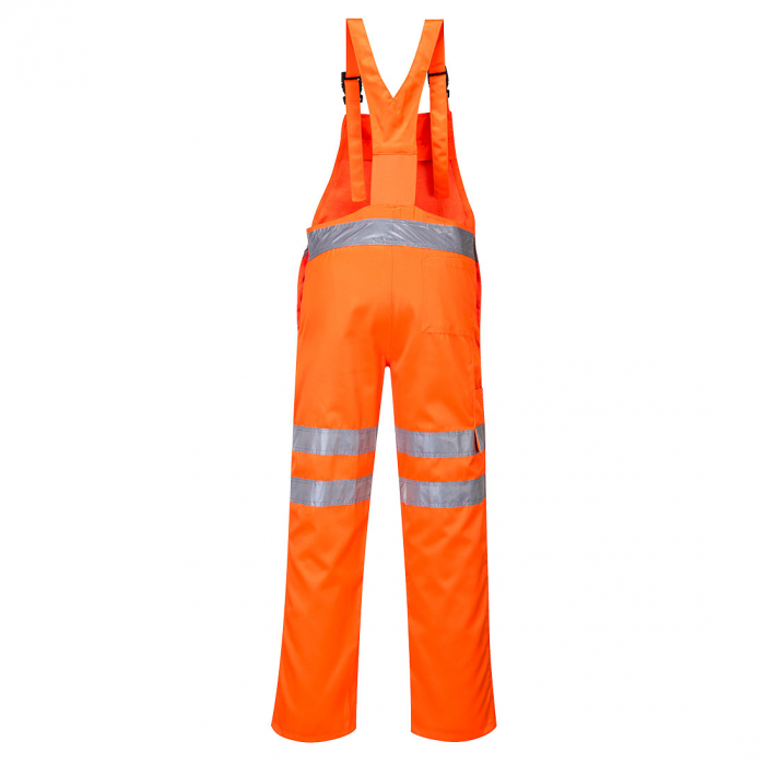 Pantaloni cu pieptar reflectorizanti Portwest RT43, 80% poliester, 20% bumbac, 280 gr/mp [2]