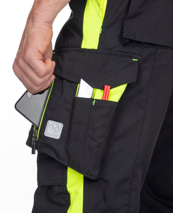 Pantaloni cu pieptar vatuiti de iarna Ardon NEON, poliester 65/35, 270gr/mp [4]