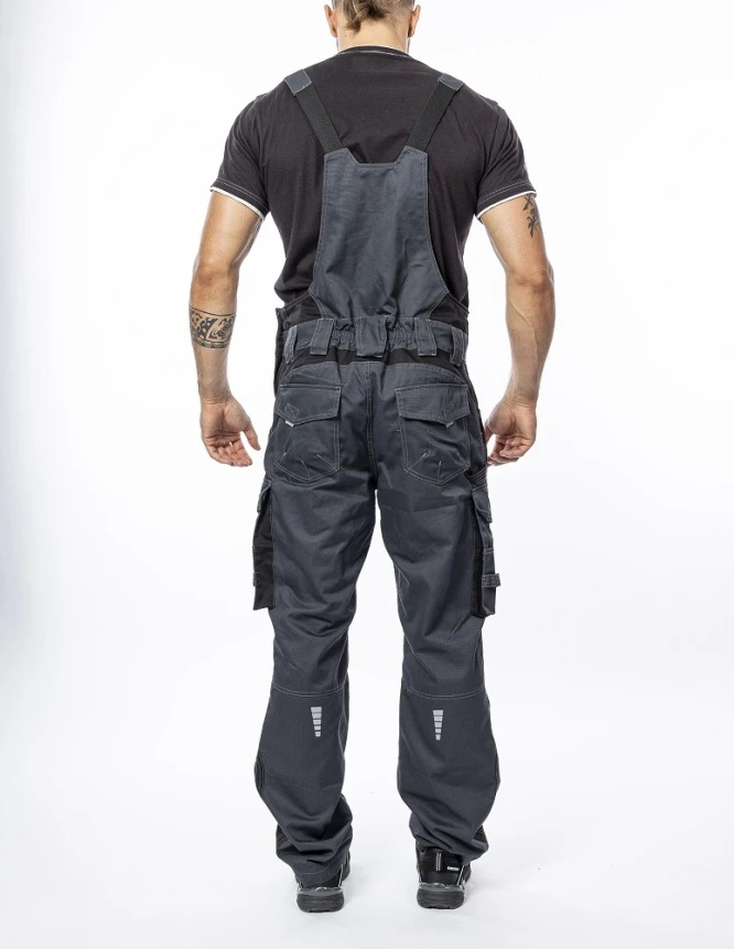 Pantaloni cu pieptar vatuiti de iarna Ardon VISION, tercot 60/40, 260 gr/mp [4]