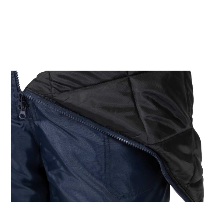 Pantaloni cu pieptar vatuiti de iarna Renania ANDURA WINTER BLUE, 100% poliester [7]