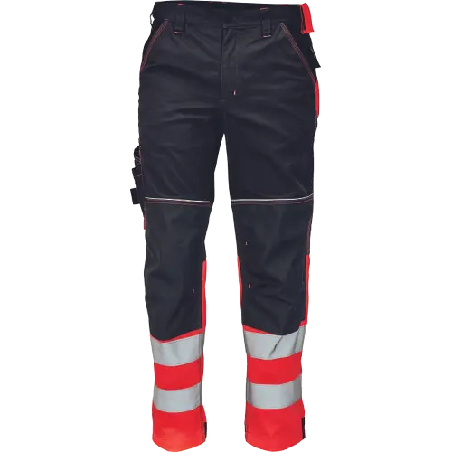 Pantaloni de lucru cu benzi reflecorizante Cerva KNOXFIELD HV FL, 80% poliester, 20% bumbac, 290 gr/mp [3]