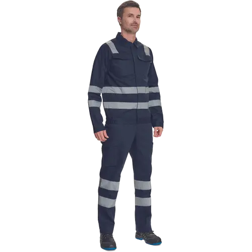 Pantaloni de lucru cu benzi reflectorizante Cerva HUELVA REFLEX, 65% poliester, 35% bumbac, 195 gr/mp [2]