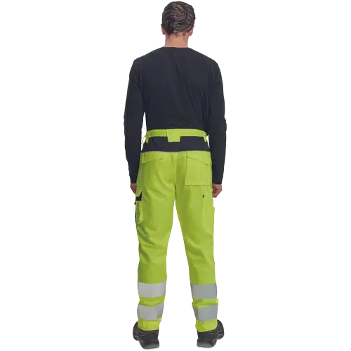 Pantaloni de lucru cu benzi reflectorizante Cerva MAX VIVO HV, 65% poliester, 35% bumbac, 250 gr/mp [4]