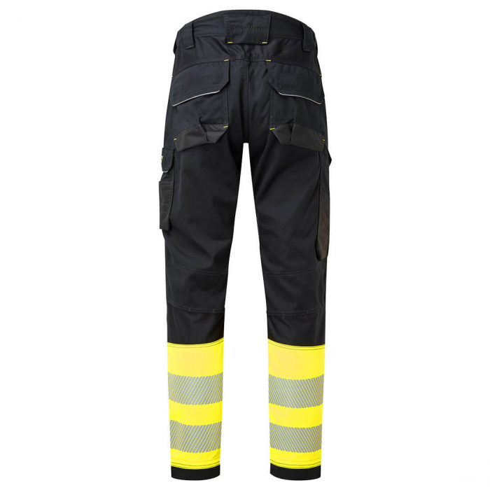 Pantaloni de lucru cu benzi reflectorizante Portwest Class 1 HOLSTER,  60% modacrilic, 39% bumbac, 1% fibra carbon, 280 gr/mp [2]