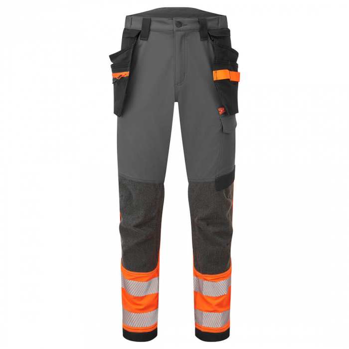 Pantaloni de lucru cu benzi reflectorizante Portwest EV442, 92% nylon, 8% elastan, 230 gr/mp-APROV GALBEN 29.03 [1]