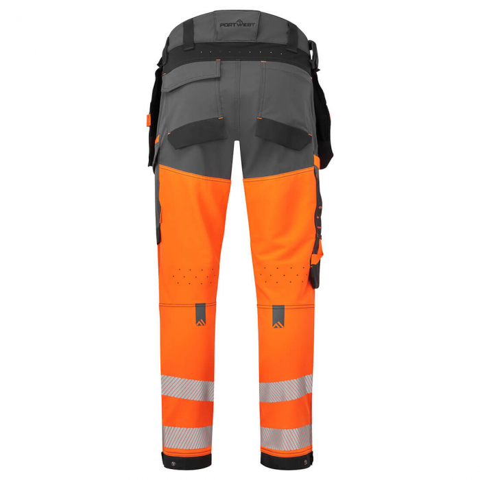 Pantaloni de lucru cu benzi reflectorizante Portwest EV442, 92% nylon, 8% elastan, 230 gr/mp-APROV GALBEN 29.03 [2]