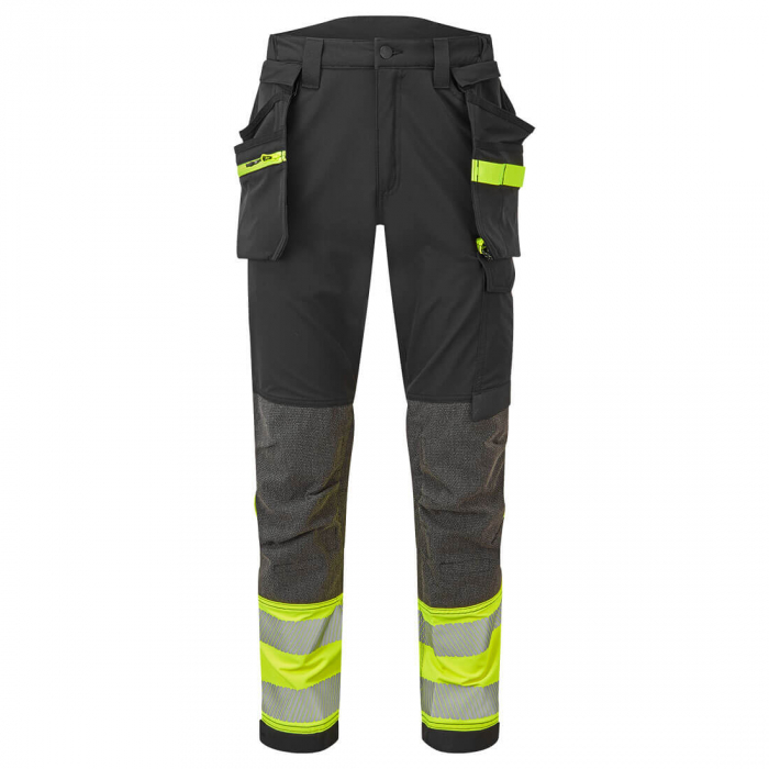 Pantaloni de lucru cu benzi reflectorizante Portwest EV442, 92% nylon, 8% elastan, 230 gr/mp-APROV GALBEN 29.03 [1]