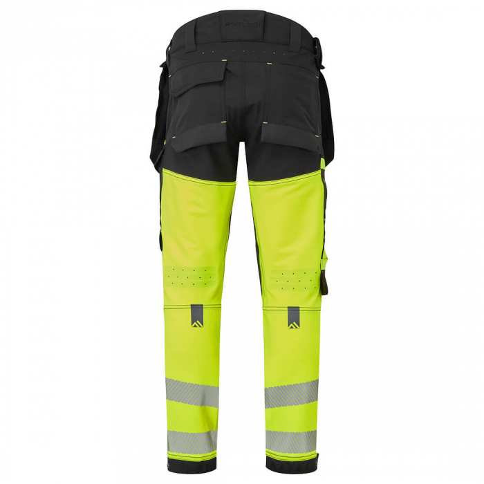 Pantaloni de lucru cu benzi reflectorizante Portwest EV442, 92% nylon, 8% elastan, 230 gr/mp-APROV GALBEN 29.03 [2]