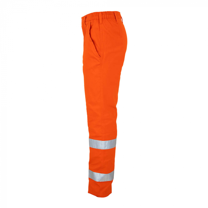 Pantaloni de lucru cu benzi reflectorizante Renania Warning ROAD, 100% bumbac, 260gr/mp [4]