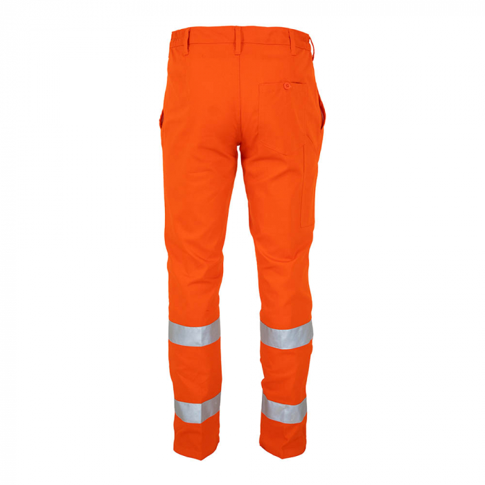 Pantaloni de lucru cu benzi reflectorizante Renania Warning ROAD, 100% bumbac, 260gr/mp [6]