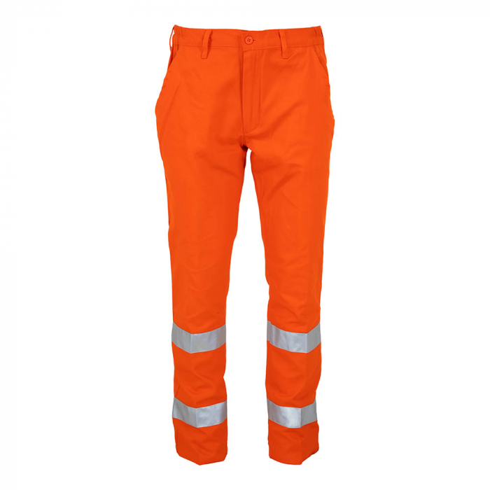 Pantaloni de lucru cu benzi reflectorizante Renania Warning ROAD, 100% bumbac, 260gr/mp [3]