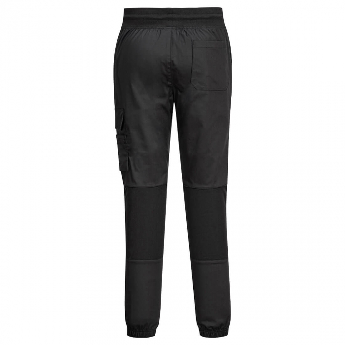 Pantaloni de lucru in talie bucatar Portwest C074, 65% poliester, 33% bumbac, 2% elastan, 190 gr/mp [2]
