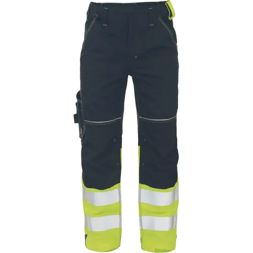 Pantaloni de lucru in talie cu benzi reflectorizante Cerva KNOXFIELD HVPS DW, 65% poliester, 35% bumbac, 270 gr/mp [1]