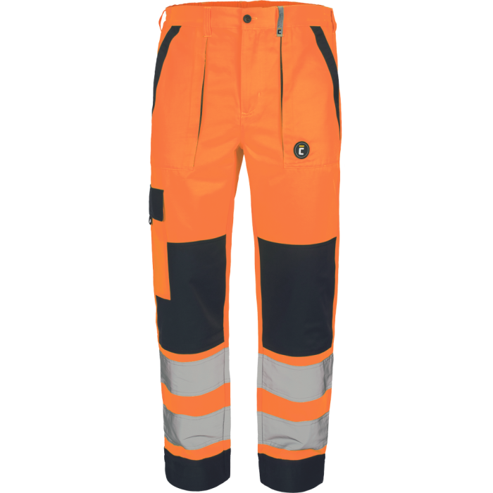 Pantaloni de lucru in talie cu benzi reflectorizante Cerva MAX NEO HV, 65% poliester, 35% bumbac, 250 gr/mp [5]