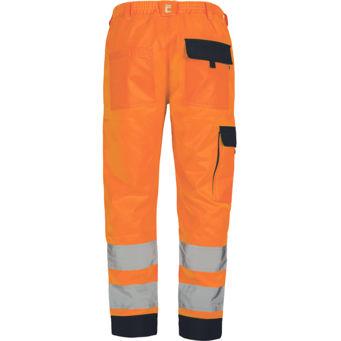 Pantaloni de lucru in talie cu benzi reflectorizante Cerva MAX NEO HV, 65% poliester, 35% bumbac, 250 gr/mp [6]