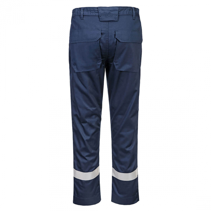 Pantaloni de lucru in talie Portwest FR417 Chemical Resistant, 99% bumbac, 1% fibra de carbon, 280 gr/mp [2]