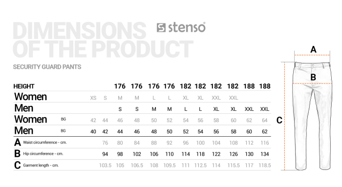 Pantaloni de lucru in talie Stenso VEGAS, 190 gr/mp [2]