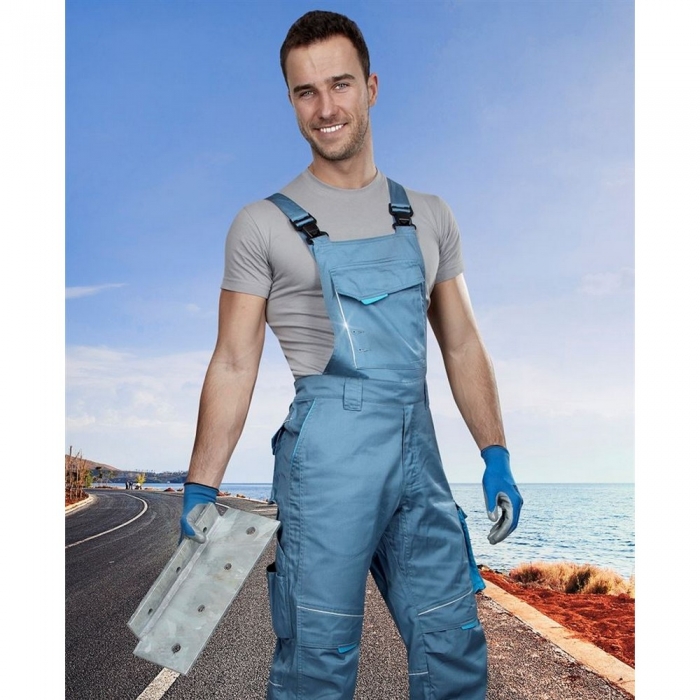 Pantaloni salopeta cu pieptar Ardon SUMMER, tercot 65/35, 200 gr/mp [2]