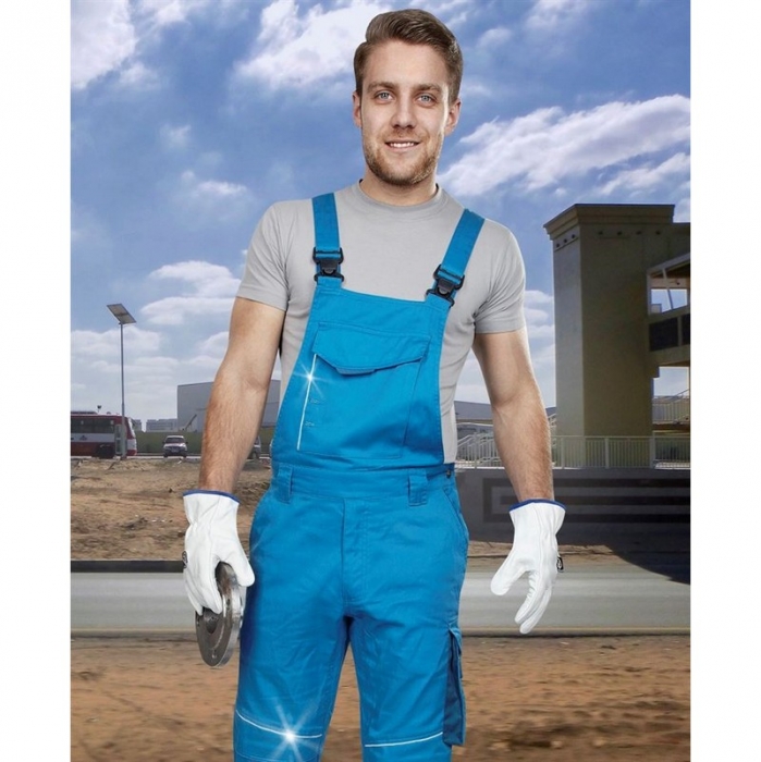 Pantaloni salopeta cu pieptar Ardon SUMMER, tercot 65/35, 200 gr/mp [3]