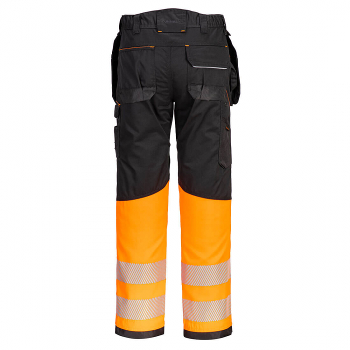 Pantaloni de lucru in talie cu benzi reflectorizante Portwest HOLSTER PW307 PW3, 65% poliester, 35% bumbac, 300g [3]