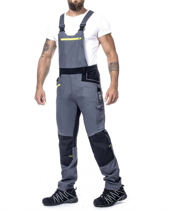 Pantaloni salopeta cu pieptar Ardon 4XSTRETCH, 98% bumbac, 2% elastan, 250 gr/mp [3]