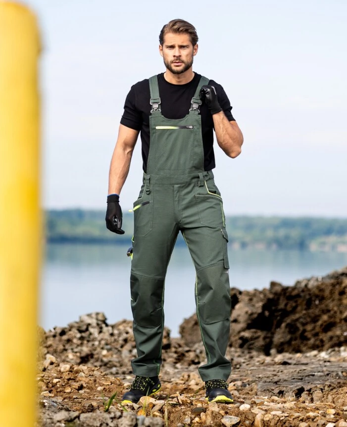 Pantaloni salopeta cu pieptar Ardon CREATRON, 98% bumbac, 2% elastan, 250 gr/mp [2]